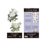 Set 4 Láminas Adhesivas 15cm Flores Papers For You