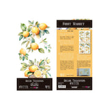 Set 4 Láminas Adhesivas 15cm Flores Papers For You