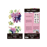 Set 4 Láminas Adhesivas 15cm Flores Papers For You