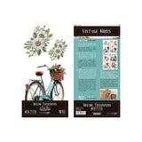 Set 4 Láminas Adhesivas 15cm Flores Papers For You