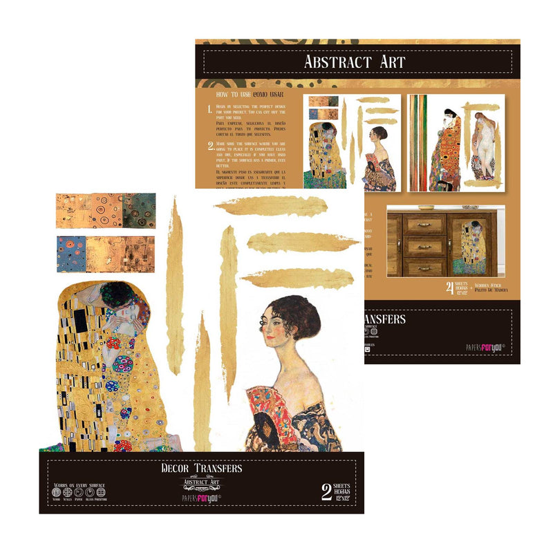 Set Láminas Adhesivas Klimt Papers For You