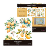 Set 2 Láminas Adhesivas 30cm Flores Papers For You