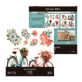 Set 2 Láminas Adhesivas 30cm Flores Papers For You