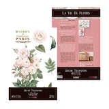 Set 3 Láminas Adhesivas 20cm Flores Papers For You