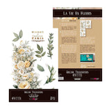 Set 3 Láminas Adhesivas 20cm Flores Papers For You