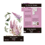 Set 3 Láminas Adhesivas 20cm Flores Papers For You