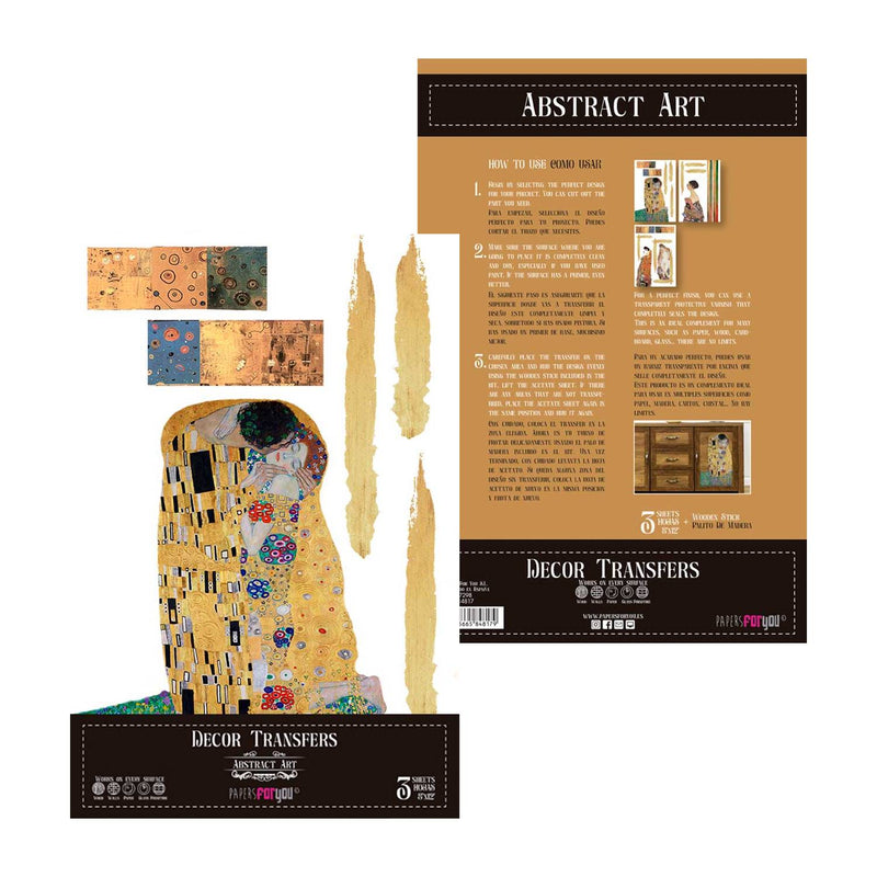 Set Láminas Adhesivas Klimt Papers For You