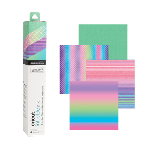 Conjunto Cricut 4 folhas padrão de tinta infusível