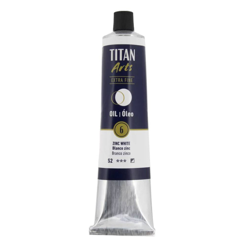 pintura al oleo titan extra fina blanco zinc 200  ml