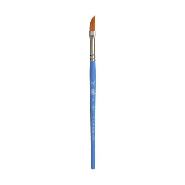 pincel biselado largo sintético 1/4" princeton select