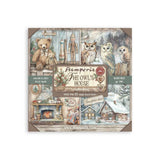 set papel scrap con 22 hojas de 20,3 cm stamperia navidad