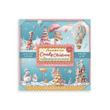 bloc de papeles de scrap navidad candy christmas 20,3 cm stamperia