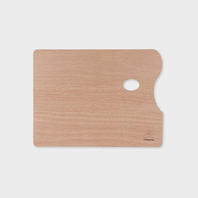 paleta de pintura cuadrada amperse 30x40 cm