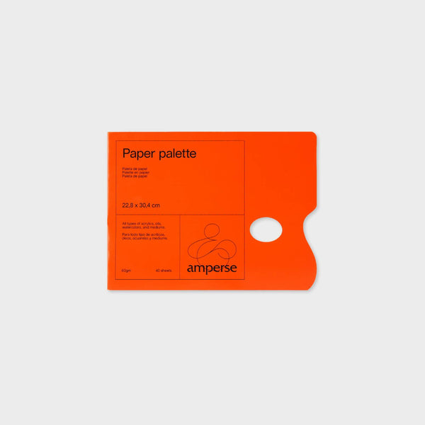 paleta de papel desechable amperse 10x12"