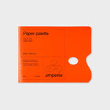 paleta de pintura desechable hecha de papel amperse 16x10"