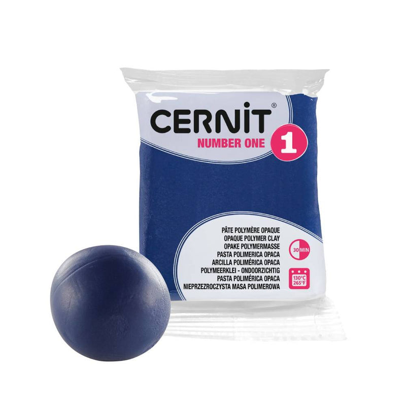 arcilla polimérica 56 g cernit Nº1 azul marino