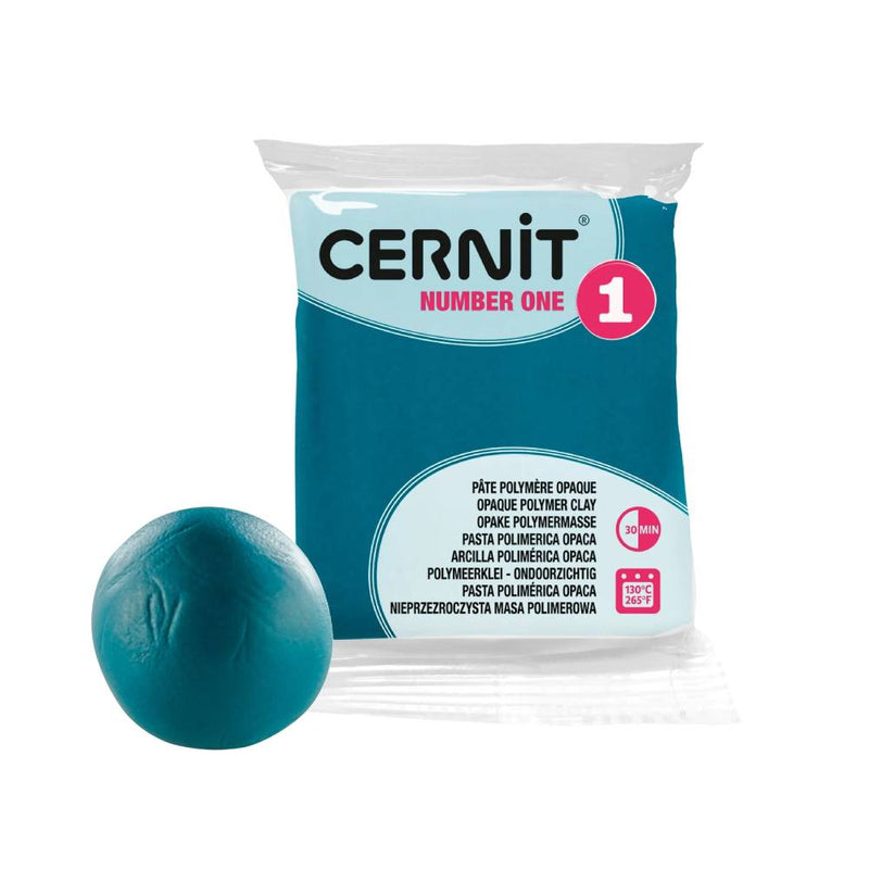 arcilla polimérica 56 g cernit Nº1 verde pino