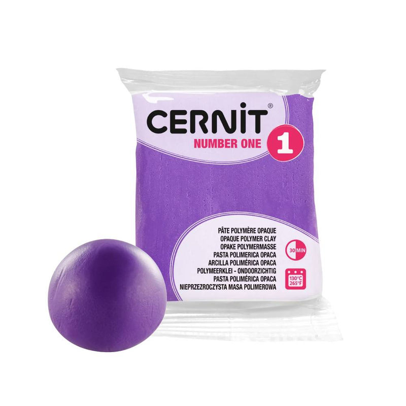arcilla polimérica 56 g cernit Nº1 violeta