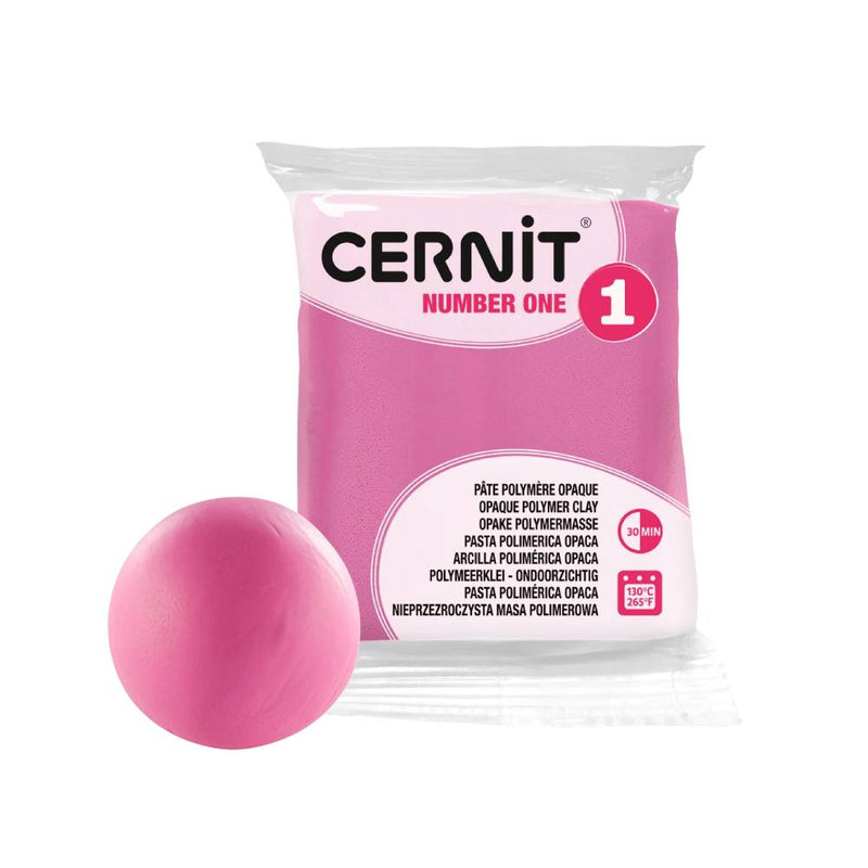 arcilla polimérica 56 g cernit Nº1 fucsia