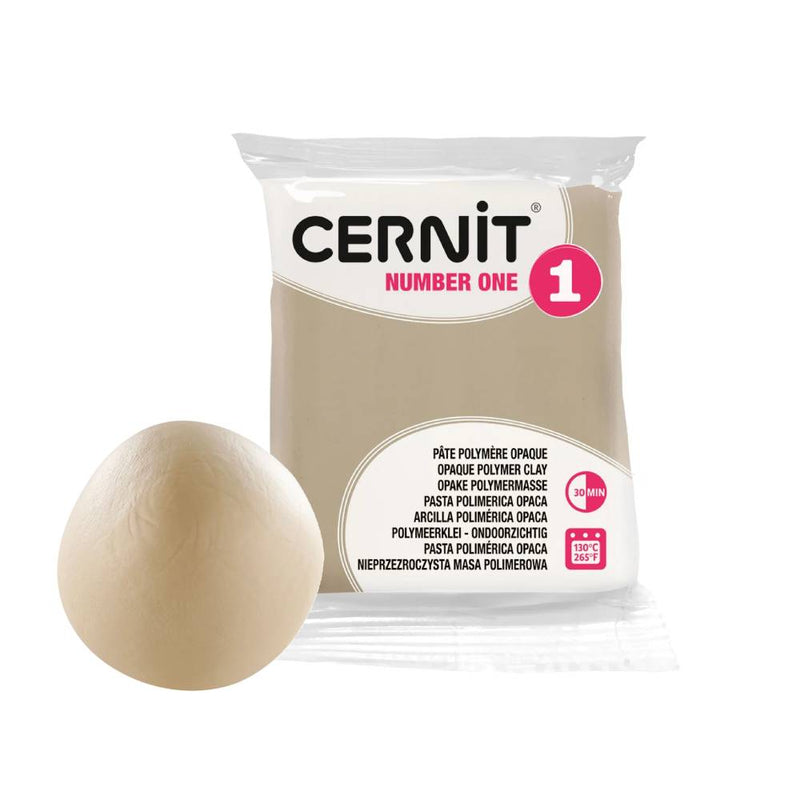 arcilla polimérica 56 g cernit Nº1 sáhara 