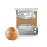 pasta polimérica metálica 56 g cernit champagne