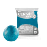 pasta polimérica metálica 56 g cernit turquesa