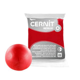 pasta polimérica metálica 56 g cernit rojo