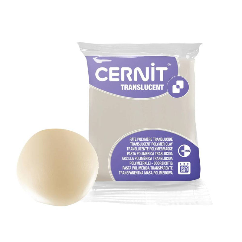 pasta de modelado polimérica cernit translucent fosforescente