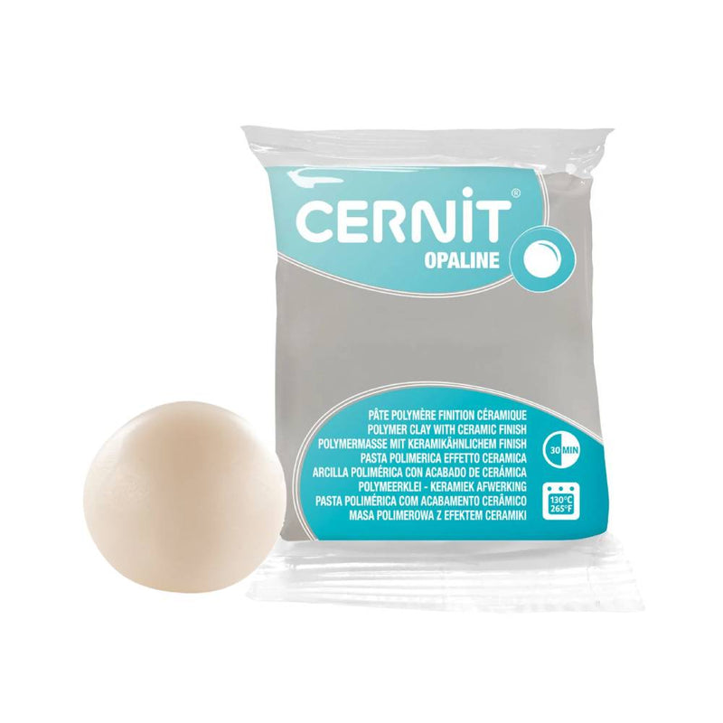 arcilla polimérica 56 g cernit opaline semiopaca blanco