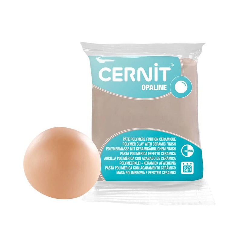 arcilla polimérica 56 g cernit opaline semiopaca beige rosa