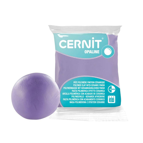arcilla polimérica 56 g cernit opaline semiopaca lila