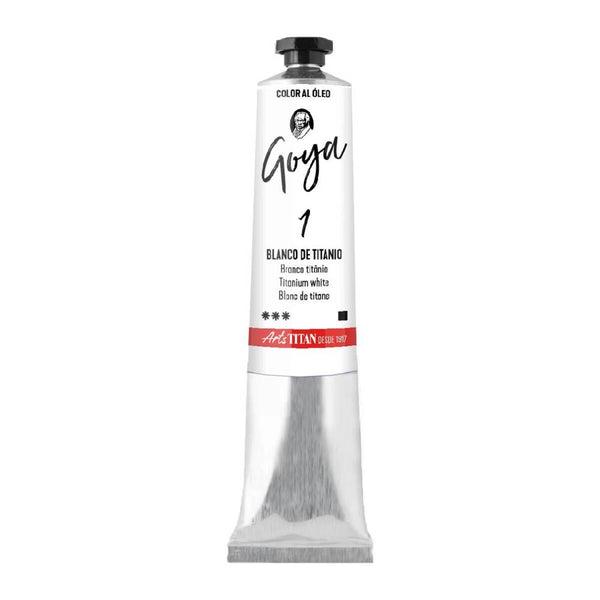 oleo goya titan 200 ml blanco titanio nº1