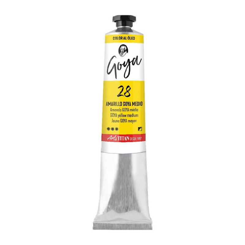 oleo goya titan 200 ml amarillo goya medio nº28