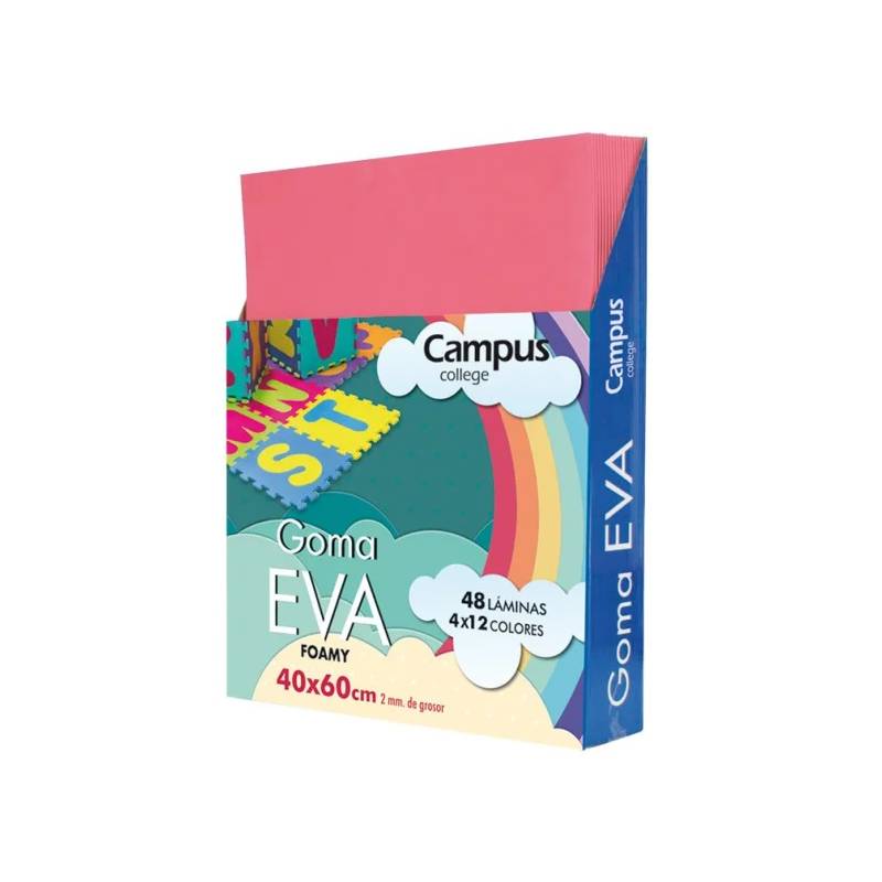 Folha de espuma EVA Campus 40x60 cm
