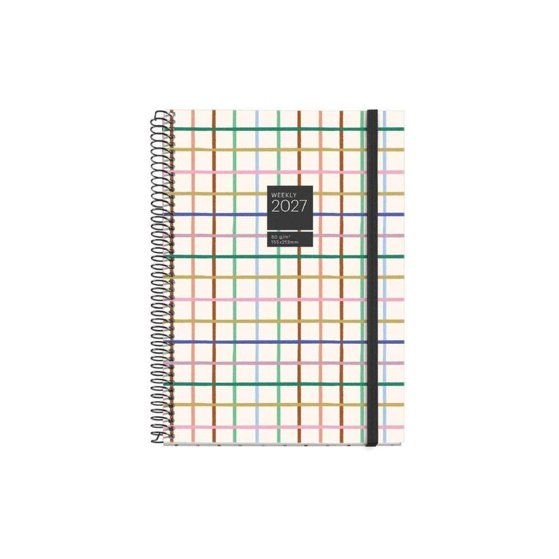 Agenda Semanal 2027 Grid Miquelrius