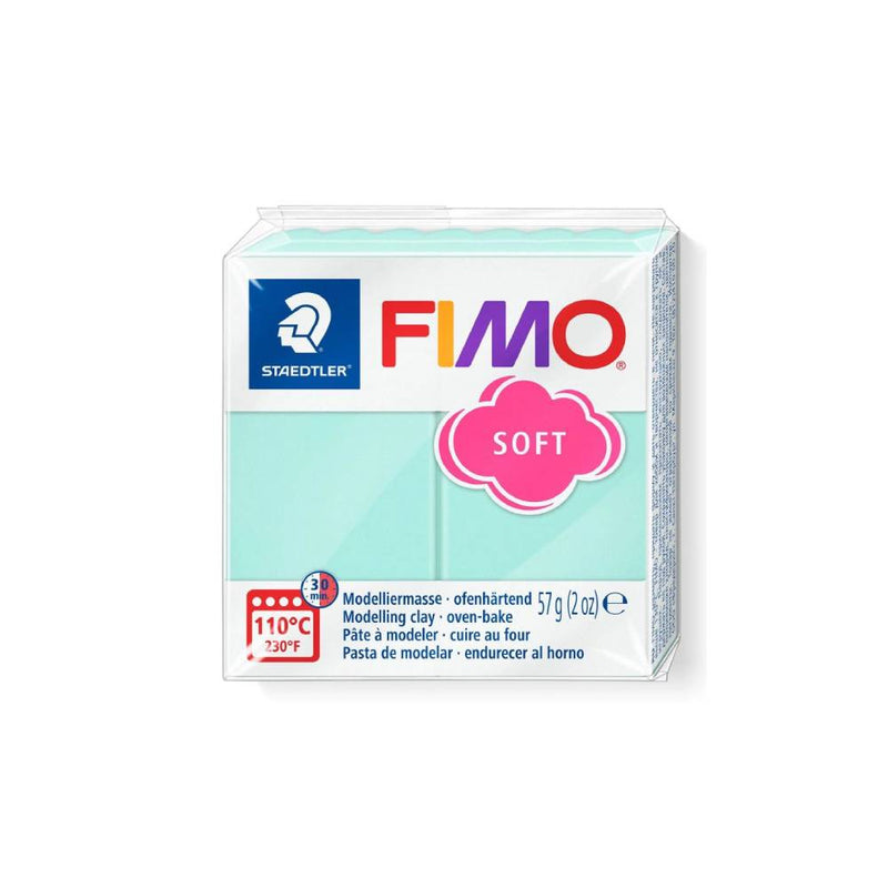 pasta de modelaje polimérica fimo soft menta 57 g