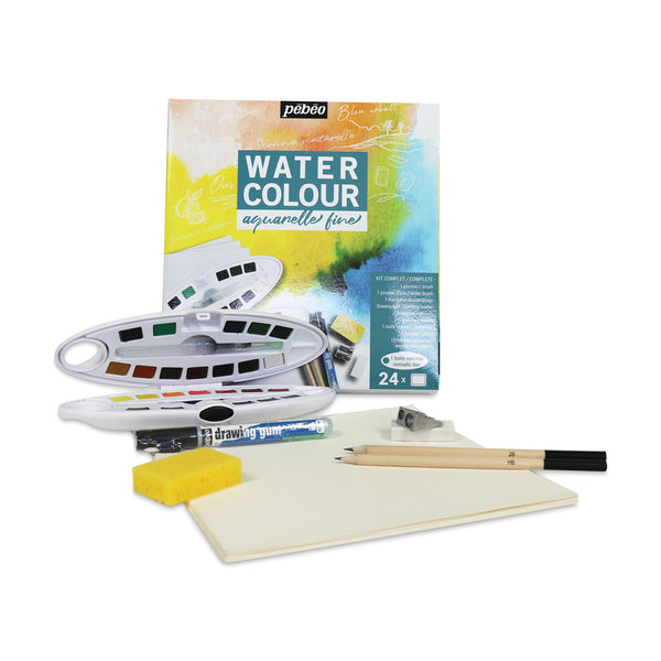 Kit 24 Canetas Aquarela Pebeo Fine