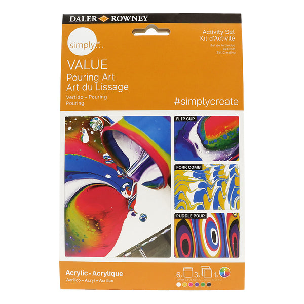 Conjunto de vazamento em acrílico Simply Daler Rowney