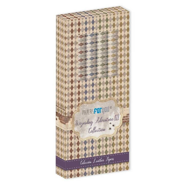 Kit de papéis texturizados em pele para Wizarding Adventure III Papers For You
