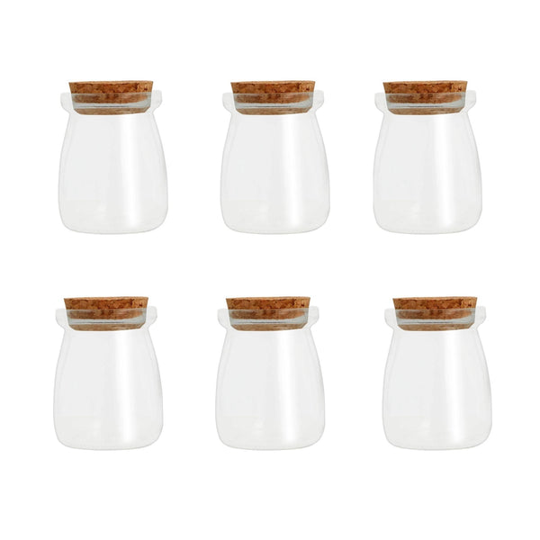 Set 6 Tarros Decorativos 7,5 cm Artemio