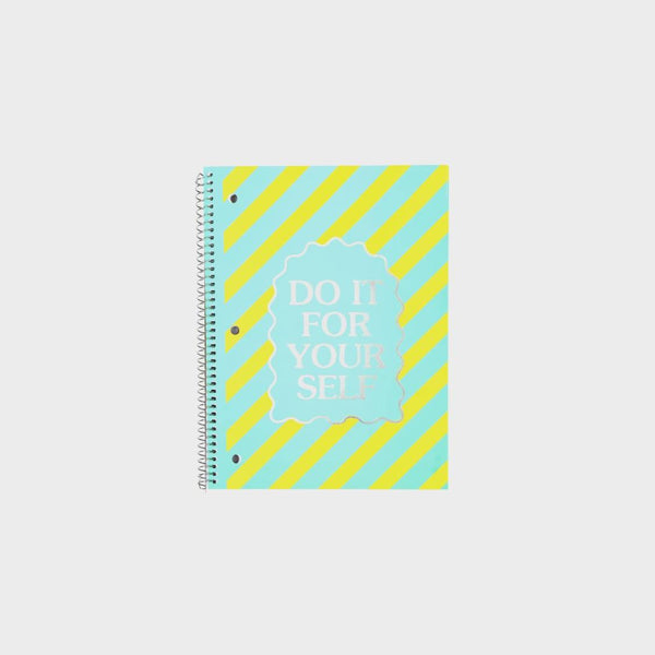 Caderno A4 Faça Você Mesmo com Camadas Pautadas