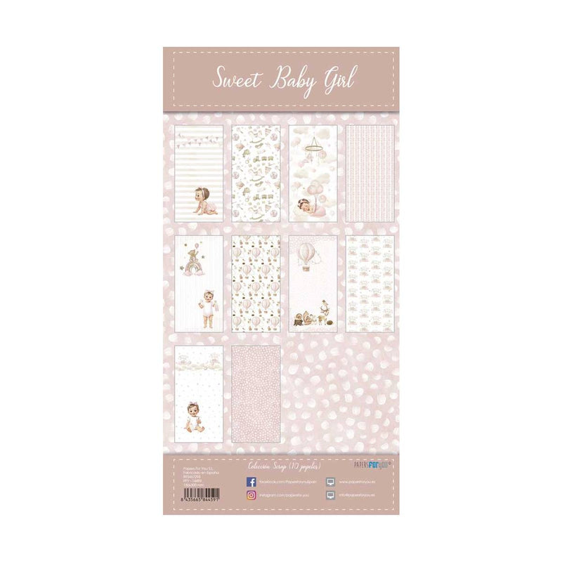 Bloc Scrapbooking 12x6 Sweet Baby Girl Papers For You