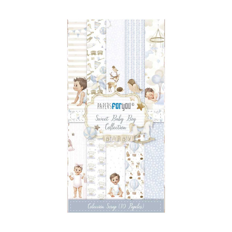 Bloc Scrapbooking 12x6 Sweet Baby Boy Papers For You