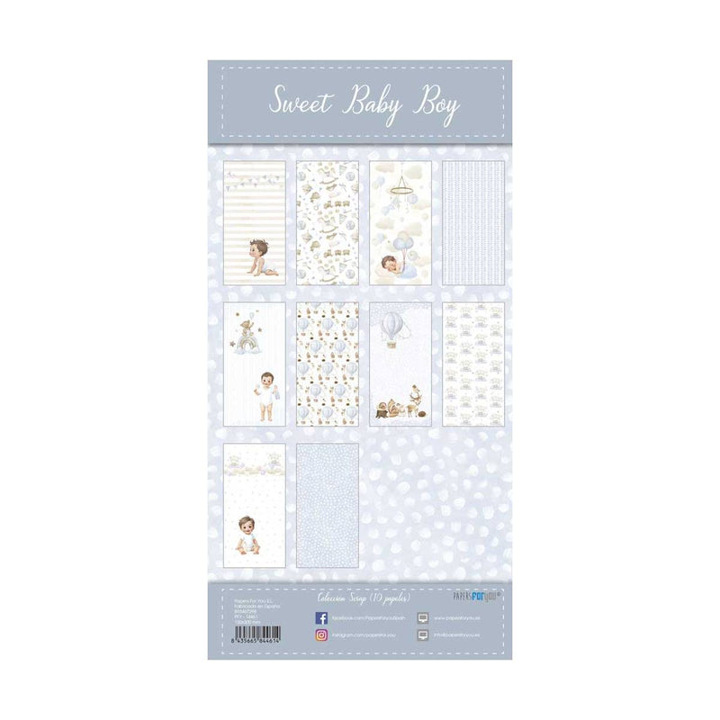 Bloc Scrapbooking 12x6 Sweet Baby Boy Papers For You