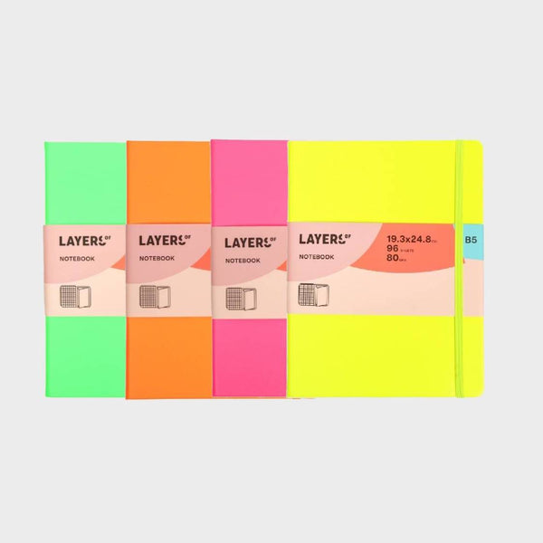 Caderno de Grelha B5 Camadas