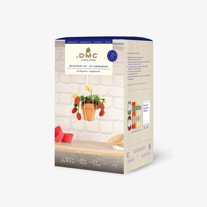 Kit Amigurumi Morango DMC