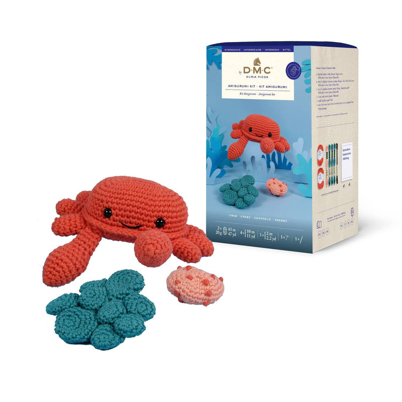 Kit Amigurumi de Caranguejo DMC