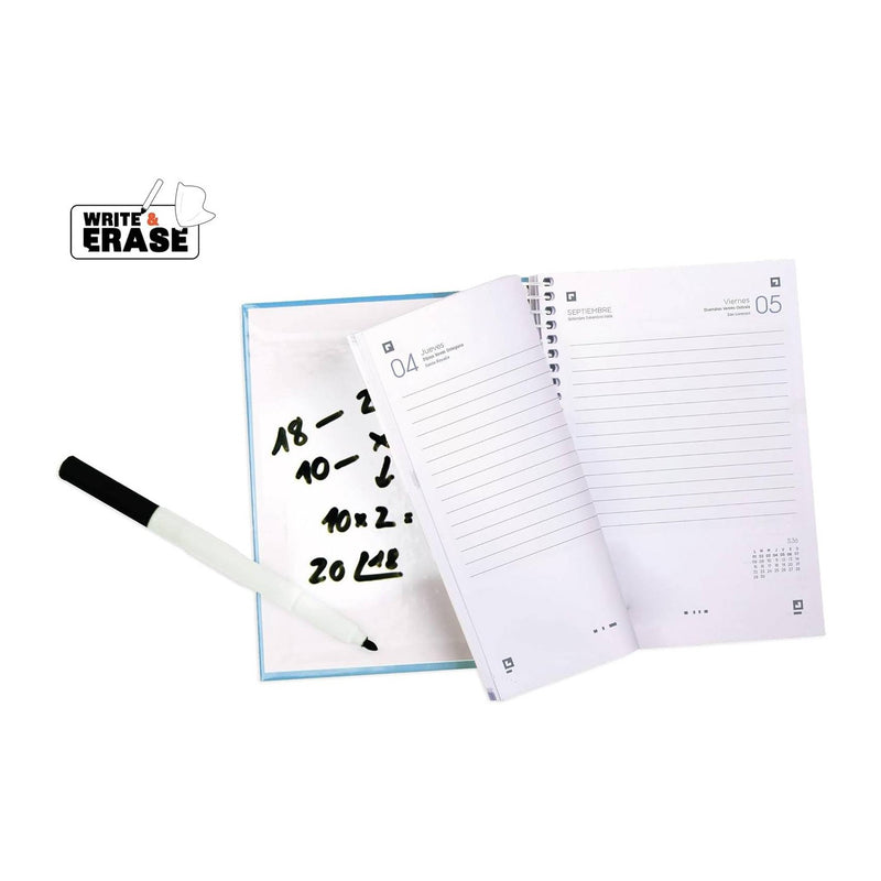 Agenda Escolar Diaria 2025-2026 Touch Pastel Oxford