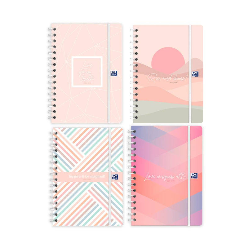 Agenda Escolar Semanal 2025-2026 A5 Oxford&Me