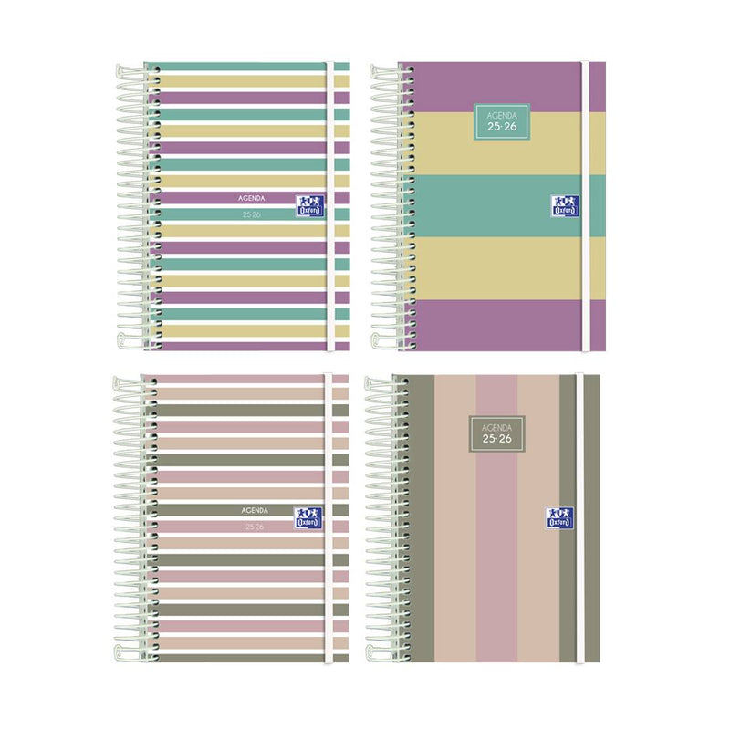 Agenda Escolar Diaria 2025-2026 Líneas Oxford